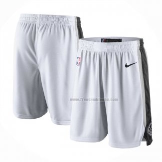 Short San Antonio Spurs 2017-18 Blanc