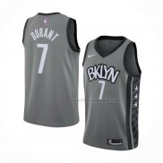 Maillot Brooklyn Nets Kevin Durant NO 7 Statement 2019-20 Gris