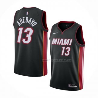 Maillot Miami Heat Bam Adebayo NO 13 Icon 2020-21 Noir