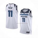 Maillot Minnesota Timberwolves Naz Reid NO 11 Association Blanc