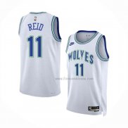 Maillot Minnesota Timberwolves Naz Reid NO 11 Classic 2023-24 Blanc