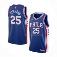 Maillot Philadelphia 76ers Ben Simmons NO 25 Icon 2020-21 Bleu