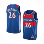 Maillot Washington Wizards Spencer Dinwiddie NO 26 Ville 2021-22 Bleu