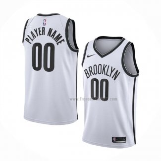 Maillot Brooklyn Nets Personnalise Association 2020-21 Noir