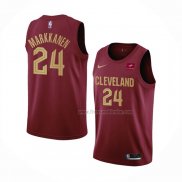 Maillot Cleveland Cavaliers Lauri Markkanen NO 24 Icon 2022-23 Rouge