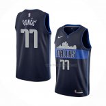 Maillot Dallas Mavericks Luka Doncic NO 77 Statement Bleu