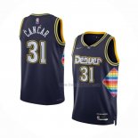 Maillot Denver Nuggets Vlatko Cancar NO 31 Ville 2021-22 Bleu