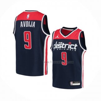 Maillot Enfant Washington Wizards Deni Avdija Association 2020-21 Bleu