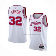 Maillot Houston Rockets Jeff Green NO 32 Ville 2023-24 Blanc