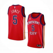 Maillot New Orleans Pelicans Herbert Jones NO 5 Statement 2023-24 Rouge