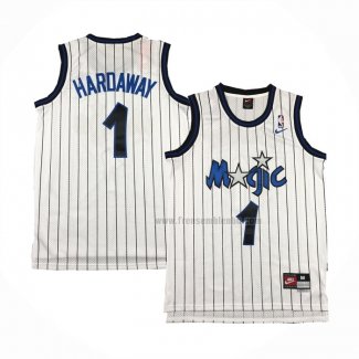 Maillot Orlando Magic Anfernee Hardaway NO 1 Retro Blanc