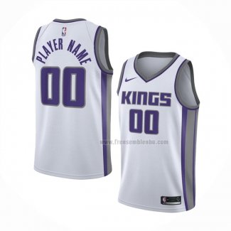 Maillot Sacramento Kings Personnalise Association Blanc