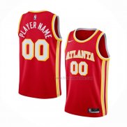 Maillot Atlanta Hawks Personnalise Icon 2020-21 Rouge