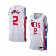 Maillot Brooklyn Nets Blake Griffin NO 2 Classic 2022-23 Blanc