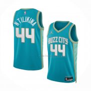 Maillot Charlotte Hornets Frank Ntilikina NO 44 Ville 2023-24 Vert