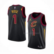 Maillot Cleveland Cavaliers Derrick Rose NO 1 Statement 2020-21 Noir