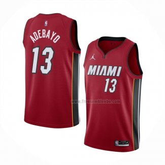 Maillot Miami Heat Bam Adebayo NO 13 Statement 2020-21 Rouge