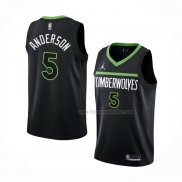 Maillot Minnesota Timberwolves Kyle Anderson NO 5 Statement 2022-23 Noir