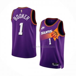 Maillot Phoenix Suns Devin Booker NO 1 Classic 2022-23 Volet