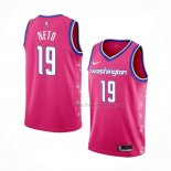 Maillot Washington Wizards Raul Neto NO 19 Ville 2022-23 Rosa