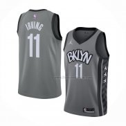 Maillot Brooklyn Nets Kyrie Irving NO 11 Statement 2020-21 Gris