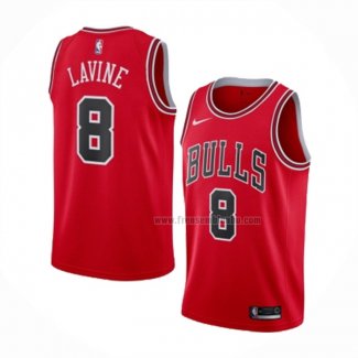 Maillot Chicago Bulls Zach Lavine NO 8 Icon Rouge