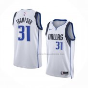 Maillot Dallas Mavericks David Thompson NO 31 Association 2023-24 Blanc