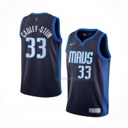 Maillot Dallas Mavericks Willie Cauley-Stein NO 33 Earned 2020-21 Bleu