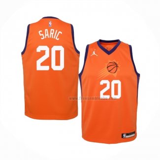 Maillot Enfant Phoenix Suns Dario Saric Statement 2020-21 Orange