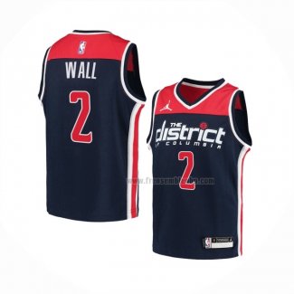 Maillot Enfant Washington Wizards John Wall Association 2020-21 Bleu