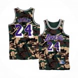 Maillot Los Angeles Lakers Kobe Bryant NO 24 Camouflage