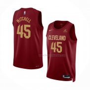 Maillot Cleveland Cavaliers Donovan Mitchell NO 45 Icon 2022-23 Rouge