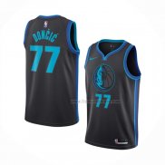 Maillot Dallas Mavericks Luka Doncic NO 77 Ville 2018-19 Bleu