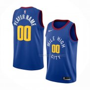 Maillot Denver Nuggets Personnalise Statement Bleu