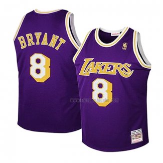 Maillot Enfant Los Angeles Lakers Kobe Bryant NO 8 Retro Volet