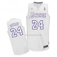 Maillot Los Angeles Lakers Kobe Bryant NO 24 Christmas Day Blanc