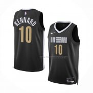 Maillot Memphis Grizzlies Luke Kennard NO 10 Ville 2023-24 Noir