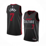 Maillot Miami Heat Kyle Lowry NO 7 Ville 2023-24 Noir