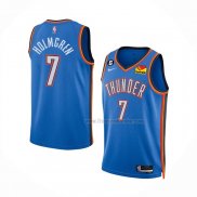 Maillot Oklahoma City Thunder Chet Holmgren NO 7 Icon Bleu