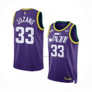 Maillot Utah Jazz Johnny Juzang NO 33 Classic 2023-24 Volet