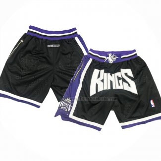 Short Sacramento Kings 1998-99 Noir