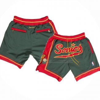 Short Seattle Supersonics Just Don Vert