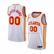 Maillot Atlanta Hawks Personnalise Association 2020-21 Blanc