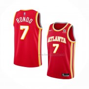 Maillot Atlanta Hawks Rajon Rondo NO 7 Icon 2020-21 Rouge