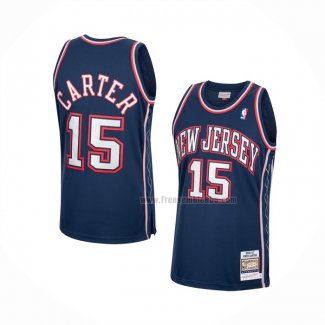 Maillot Brooklyn Nets Vince Carter NO 15 Retro Bleu