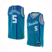 Maillot Charlotte Hornets James Bouknight NO 5 Ville 2021-22 Bleu