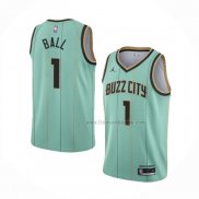 Maillot Charlotte Hornets LaMelo Ball NO 1 Ville Vert