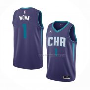 Maillot Charlotte Hornets Malik Monk NO 1 Statement Edition Volet