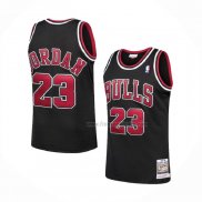 Maillot Chicago Bulls Michael Jordan NO 23 Retro Noir