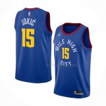 Maillot Denver Nuggets Nikola Jokic NO 15 Statement 2020-21 Bleu